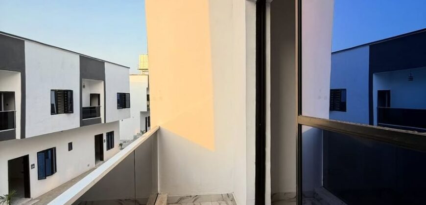 SERVICED  3 BEDROOM  TERRACE DUPLEX WITH A BQ