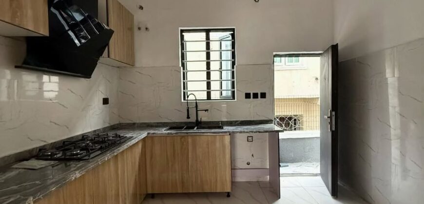 SERVICED  3 BEDROOM  TERRACE DUPLEX WITH A BQ